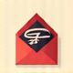 Icon of an envelope, symbolizing email contact.